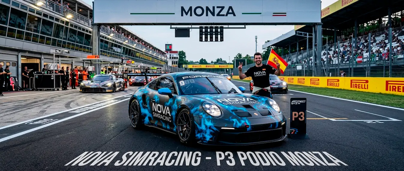 Rubén Cano roza la gloria en Monza: Un podio agridulce en la IMSA Endurance