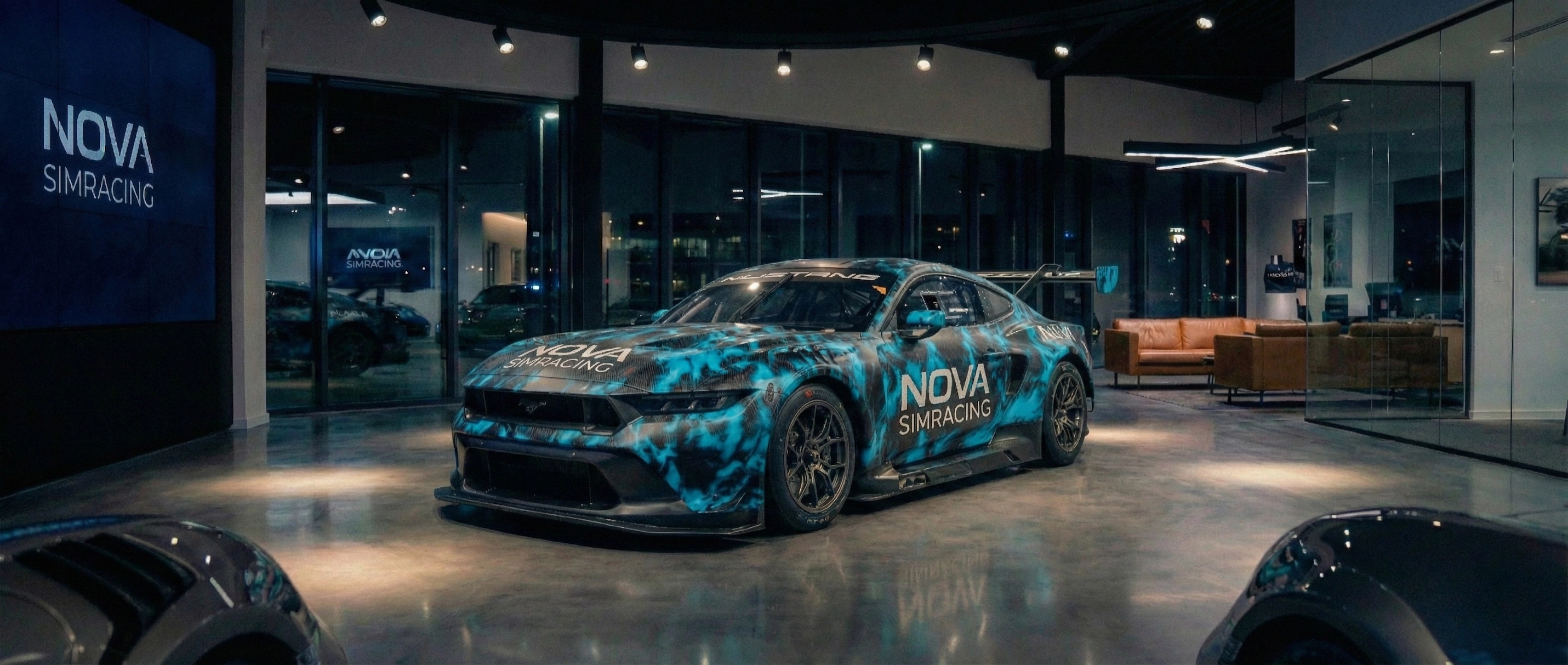 Pilotos de Nova usando Ford Mustang GT3 en IMSA